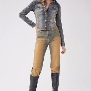 Urban Outfitters Two-Tone Skinny Jeans